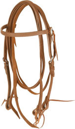 Produktbild von Western-Reithalfter aus Leder für Pferde Lakota Fat