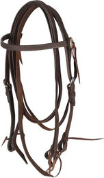 Produktbild von Western-Reithalfter aus Leder für Pferde Lakota Fat