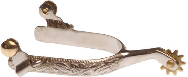 Produktbild von Western Reitsporen Dekoration Blumen Lakota