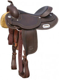 Produktbild von Western-Sattel aus Leder für Pferde Pool's Regular Skirt 1010