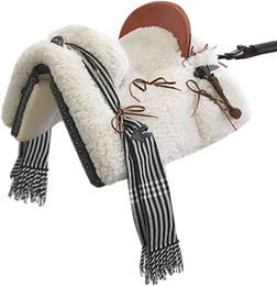 Produktbild von Western-Sattel für Pferd Komplett-Set Hispano Hipica Salega