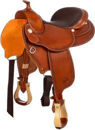 Produktbild von Western-Sattel für Pferde mit Gurtkante Westwood Basic