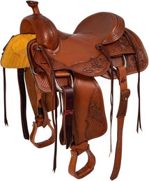Produktbild von Western-Sattel mit Blumenwerkzeug für Pferde McBryan