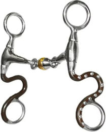 Produktbild von Western Snaffle-Trense für Pferde Metalab Antique Shot S