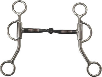 Produktbild von Western Snaffle-Trense für Pferde mit Kupfereinlagen Pool's