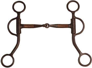 Produktbild von Western Snaffle-Trense für Pferde mit Kupfereinlagen Pool's