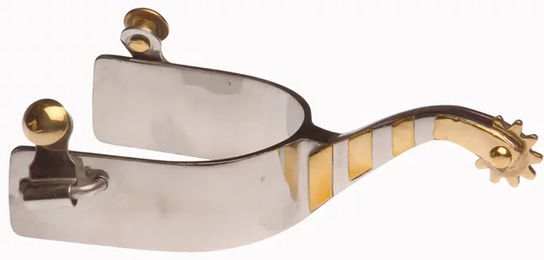 Produktbild von Westernreitsporen mit Messingverzierungen Lakota