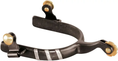 Produktbild von Westernreitsporen mit Metalleinlagen Lakota