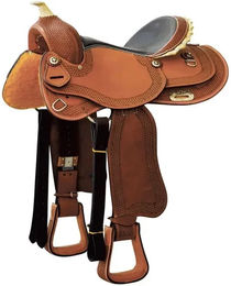 Produktbild von Westernsattel für Pferde Denver Arabian Round Reiner