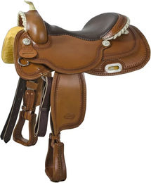 Produktbild von Westernsattel für Pferde Pool's Classic Reiner Rawhide