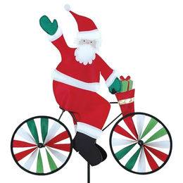 Wetterfahne Premier Kites Bike Spinner Santa – Bild 1 von 6