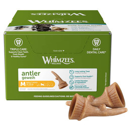 Produktbild von Whimzees Antler Geweih M Kausnack für Hunde