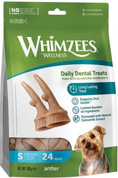 Produktbild von WHIMZEES by Wellness Antler Hundesnack Größe S für kleine Hunde - 24 x 360 g