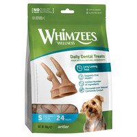 Produktbild von WHIMZEES by Wellness Antler Hundesnack Größe S für kleine Hunde - 24 x 360 g