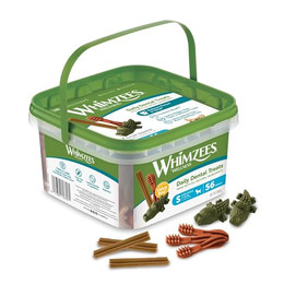Produktbild von WHIMZEES By Wellness Gemischte Vielfaltsbox Kaustangen für kleine Hunde Größe S - 56 x 840 g