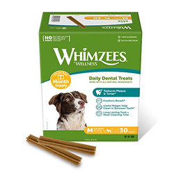 Produktbild von WHIMZEES By Wellness Stix Kaustangen Größe M für mittelgroße Hunde - 30 x 30 Stk.
