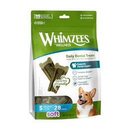 Produktbild von WHIMZEES Soft Dental Sticks Größe S für kleine Hunde - 28 x 12,86 g