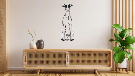 Produktbild von Whippet Wandtattoo Wandsticker Wandaufkleber Wanddekoration