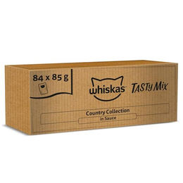 Whiskas 1+ Adult Beutel 84 x 85 g - Country-Kollektion in Soße – Bild 1 von 9
