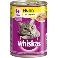 Produktbild von Whiskas 1+ in Gelee mit Lachs Katzennassfutter - 24 x 400 g