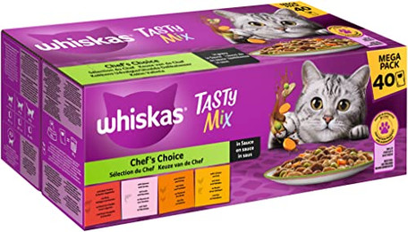 Produktbild von WHISKAS 1+ Katzenfutter nass - 40 x 85 g