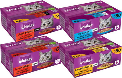 Whiskas 1+ Klassische Auswahl in Gelee - 60 x 85?g – Bild 1 von 5