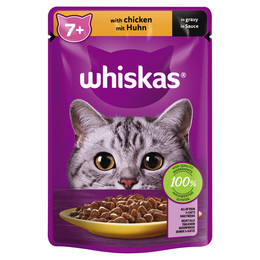 Produktbild von Whiskas 7+ Huhn in Sauce - 28 x 85 g