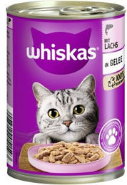 Whiskas Adult 1+ Gelee Lachs - 12 x 400 g – Bild 1 von 3