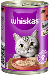 Produktbild von Whiskas Adult 1+ Terrine Rind - 12 x 400 g