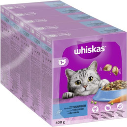 Produktbild von Whiskas Adult 1+ Trockenfutter Thunfisch - 5 x 800 g