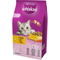 Produktbild von Whiskas Adult Huhn Trockenfutter - 14 kg