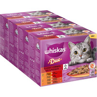 Produktbild von Whiskas Duo Portionsbeutel Classic Combos & Ocean Delights - 48 x 85 g