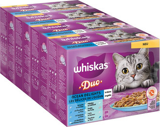 Produktbild von Whiskas Duo Portionsbeutel Ocean Delights - 48 x 85 g