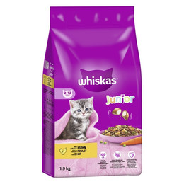 Produktbild von Whiskas Junior Huhn Katzen-Trockenfutter - 1900 g