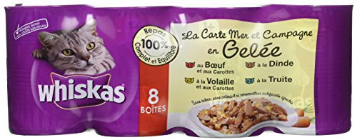 Produktbild von Whiskas La Carte Nassfutter für Katzen - 8 x 390 g