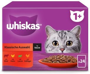 Produktbild von Whiskas Multipack 1+ Klassische Auswahl in Sauce - 24 x 85 g