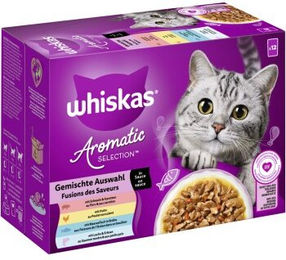 Whiskas Nassfutter Katze Adult Gemischte Auswahl in Sauce - 12 x 85 g – Bild 1 von 3