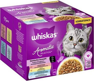 Whiskas Nassfutter Katze Adult Gemischte Auswahl in Sauce - 24 x 85 g – Bild 1 von 3