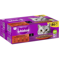 Produktbild von Whiskas Pouch 1+ Auswahl in Sauce - 80 x 85 g