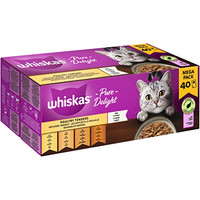 Produktbild von Whiskas Pure Delight Geflügel Ragout in Gelee - 40 x 85 g