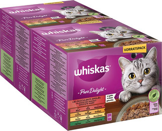 Produktbild von Whiskas Pure Delight Portionsbeutel Klassisches Ragout in Gelee - 48 x 85 g