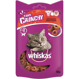 Produktbild von Whiskas Snack Trio-Crunchy 55g