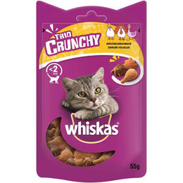 Produktbild von Whiskas Snack Trio-Crunchy 55g