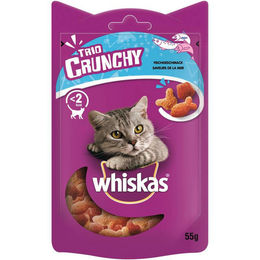 Produktbild von Whiskas Snack Trio-Crunchy 55g