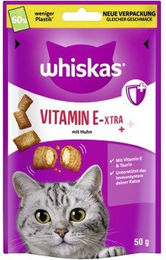 Produktbild von Whiskas Snacks, Vitamin E-xtra, Huhn 6x50 g