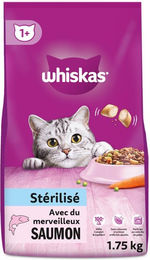 Produktbild von Whiskas Sterile Lachs - Sparpaket: 2 x 1,75 kg