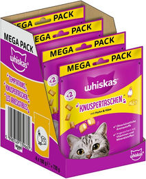 Whiskas WHISKAS® KNUSPERTASCHEN™ Beutel mit Huhn und Käse 4 x 180g, für: Katze – Bild 1 von 5