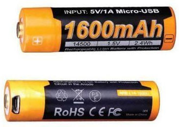 Wiederaufladbare AA-Batterie mit Micro-USB Fenix – Bild 1 von 12