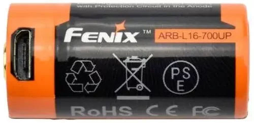 Produktbild von Wiederaufladbare Batterie mit Mikro-Usb Fenix 3,6 V/700 mah