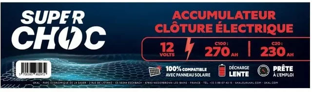 Produktbild von Wiederaufladbarer Akku Superchoc